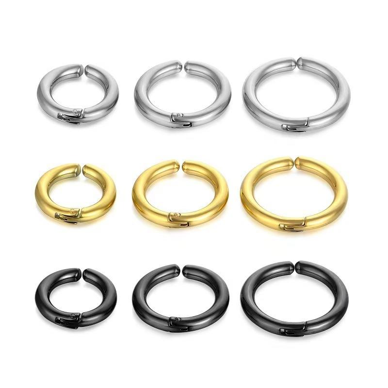 Cross-Border European and American Titanium Steel Earrings for Women, Ear Hoops, Ear Cuffs, Ear Clips, Simple Ear Bone Clips, High-End Trendy Versatile Line Ear Clips for Men