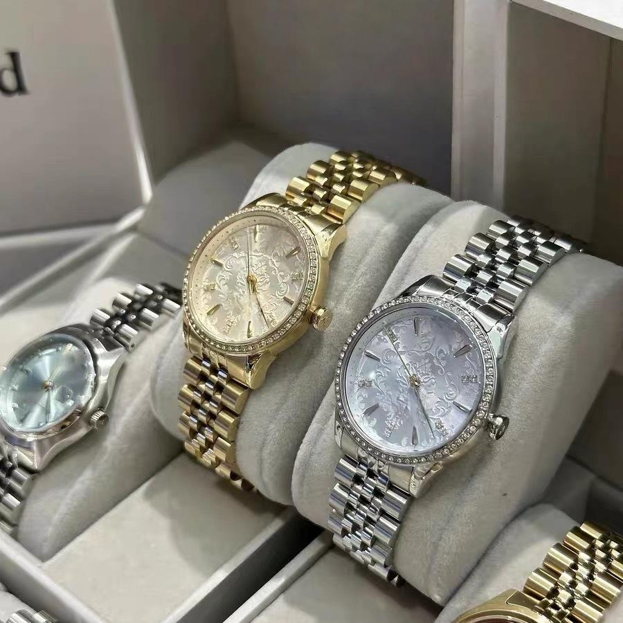 Empress Dowager's Same Model Watch, Tiktok Live-Streamed Women's Watch, Empress Dowager's Watch for Women, Embossed Blue, Ice Blue, White Moonlight, Snake Bone
