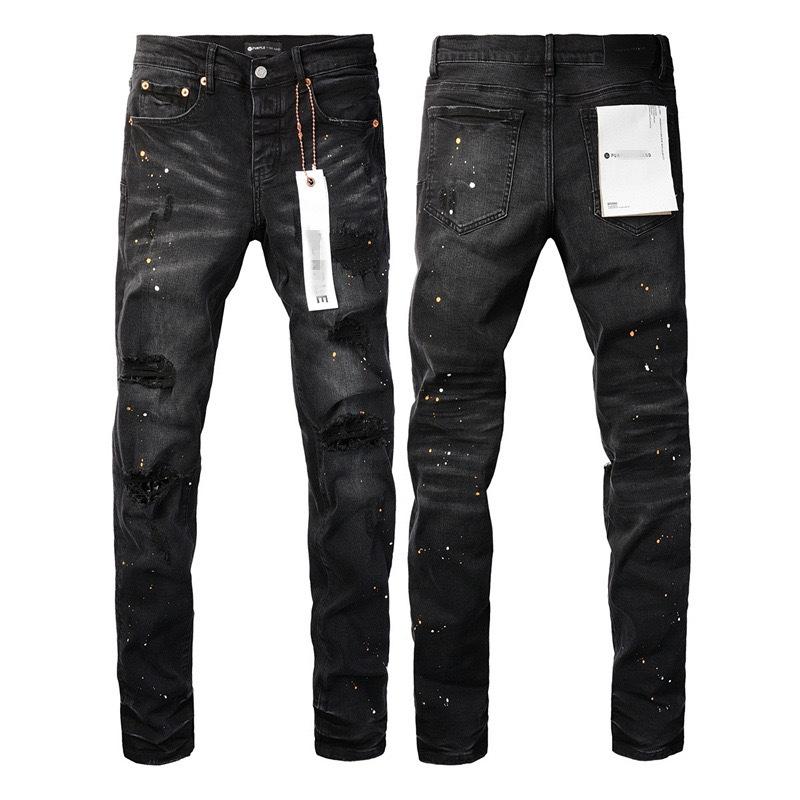 PUR skinny pants American high street basic blue slim-fit skinny jeans for men wholesale foreign trade