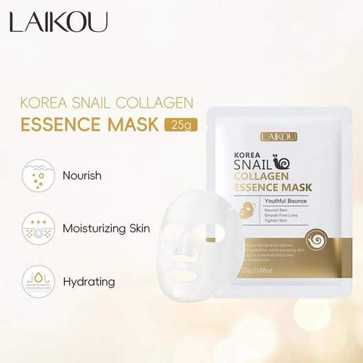 LAIKOU Snail Collagen Essence Mask — 2