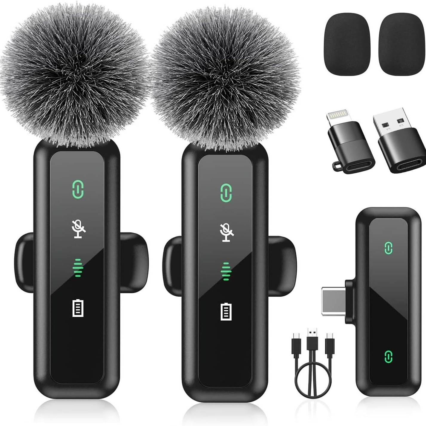 H63 Original Private Model Wireless Lavalier Microphone Live Broadcast Noise Reduction Video Shooting Mobile Phone Radio Mini Microphone