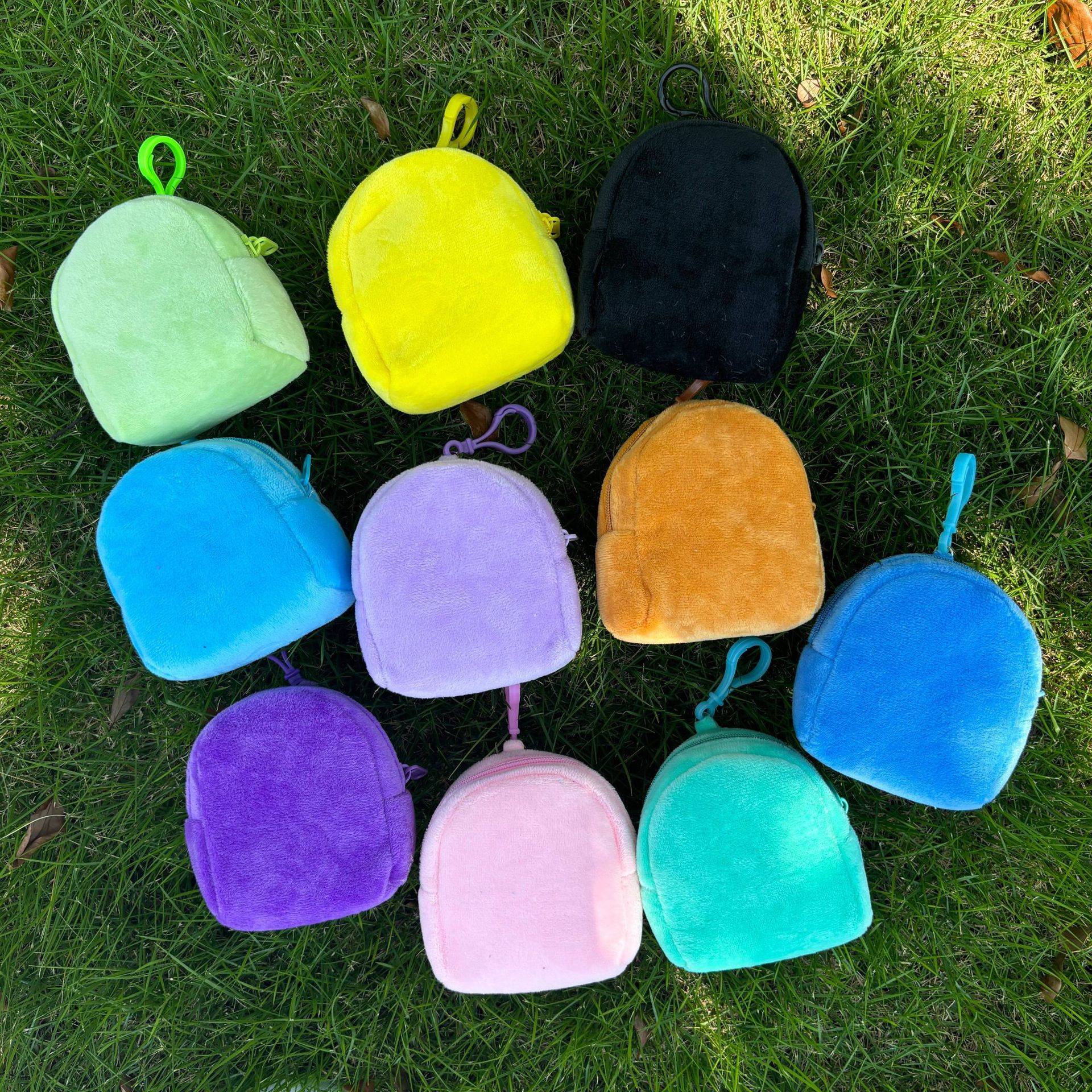 Internet Celebrity Schoolbag Coin Purse Hanging Keychain Bag Pendant Student Coin Earphone Storage Bag Small Gift