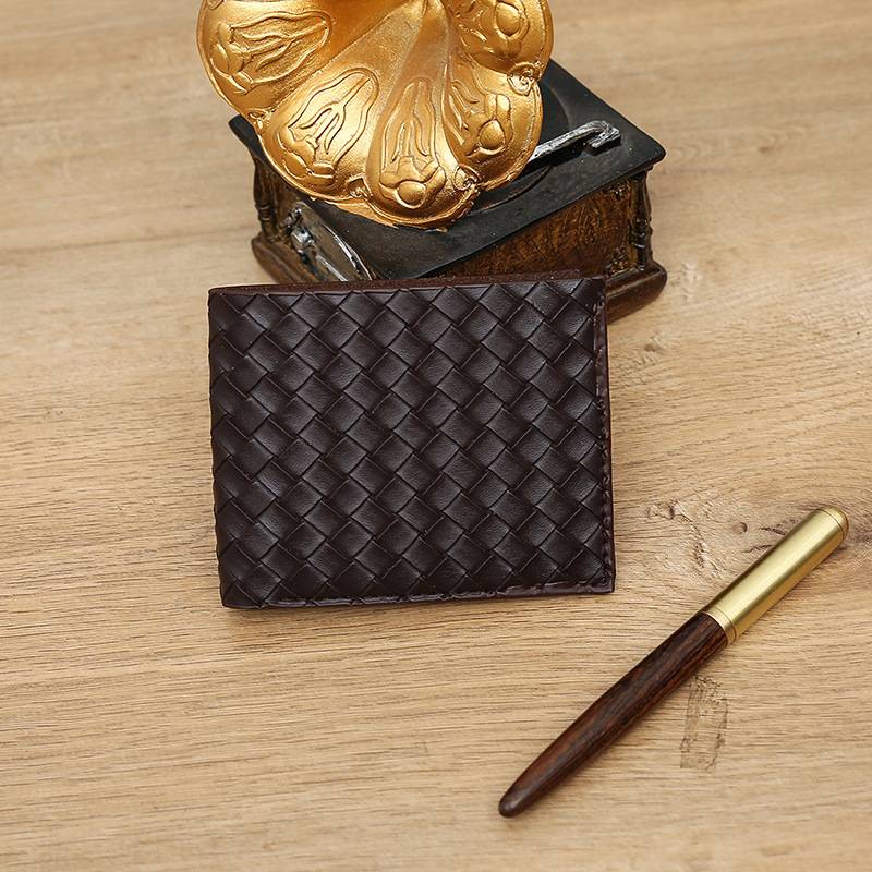 Aliexpress Wallet Woven Short Wallet Youth Wallet Card Holder Wallet Multi-Functional Horizontal Men's Bag