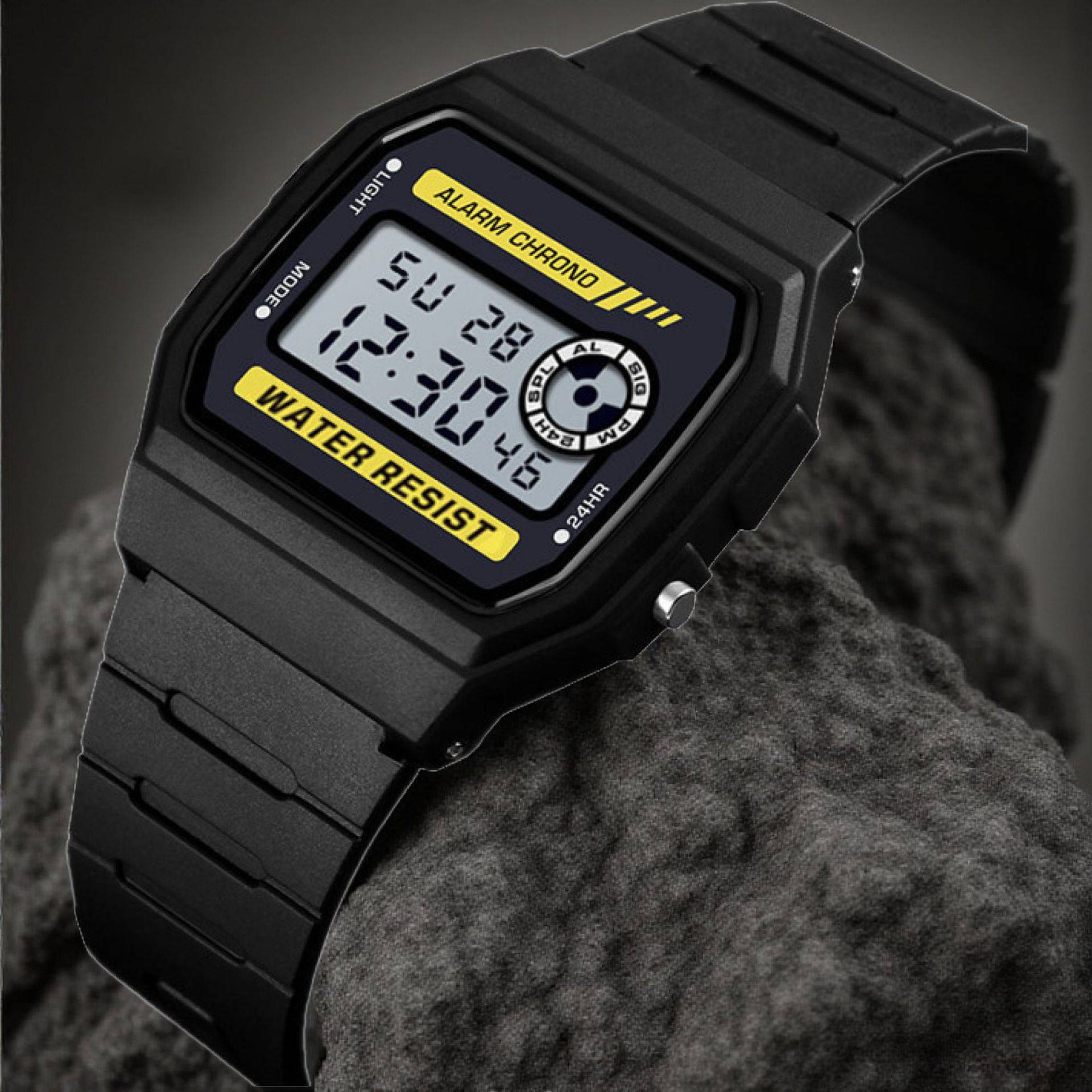 Cross-Border Hot-Selling Fashion Men's Multi-Functional Digital Display Timing Outdoor Sports Watch Student Cold Light Electronic Watch