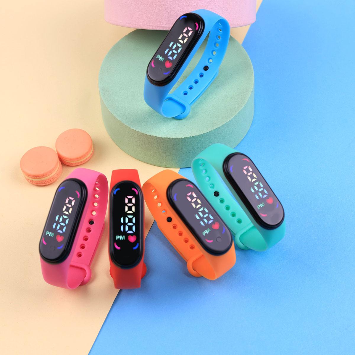 Watch Electronic Waterproof Student Party Fashion Love Lantern Touch Screen Luminous Bracelet Watch Time Watch Spot Wholesale