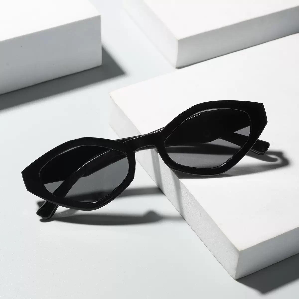 2026 New Cross-Border Trendy Arc De Triomphe Sunglasses for Women Recommended Hexagonal Sunglasses for Large Faces Retro Glasses