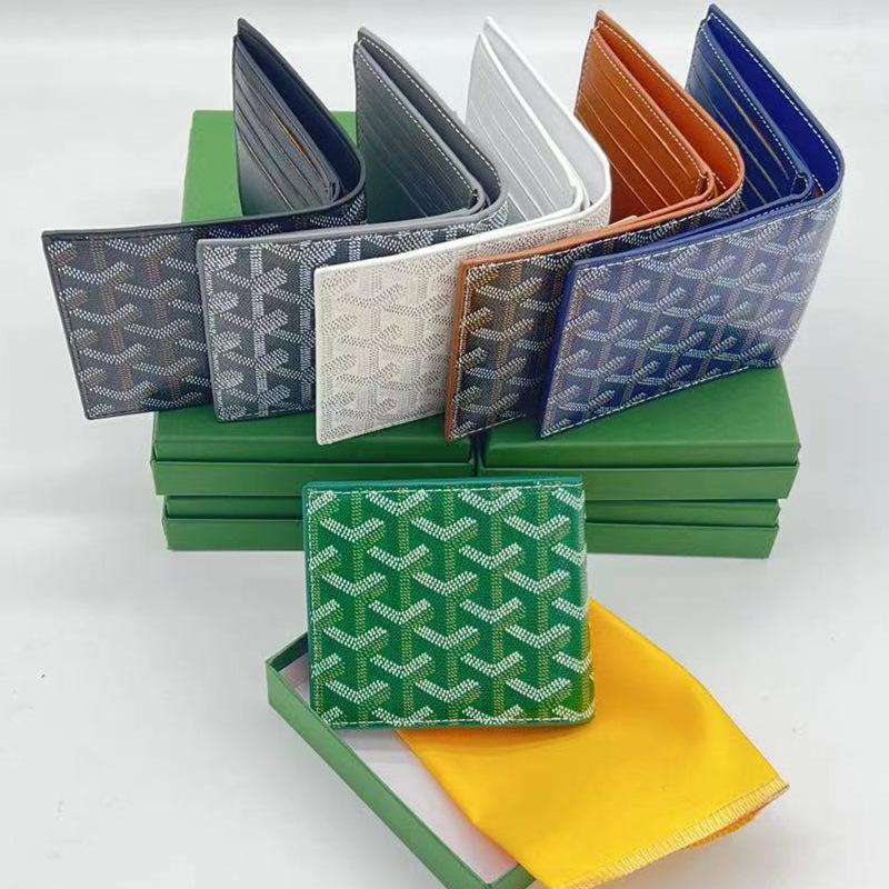 Light Luxury In-Stock Goyard Wallet Korean Version Wallet Unisex Short Wallet Card Holder Cross-Border