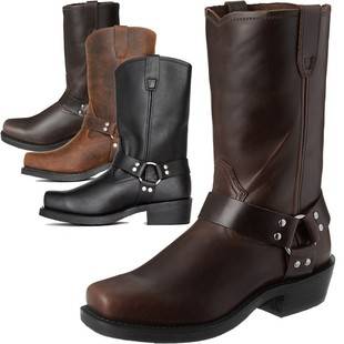 Nansheng Shoes 1031 Wooden Heel Sole Cowboy Boots Men's Boots Opp Zipper Bag Packaging Without Shoe Box