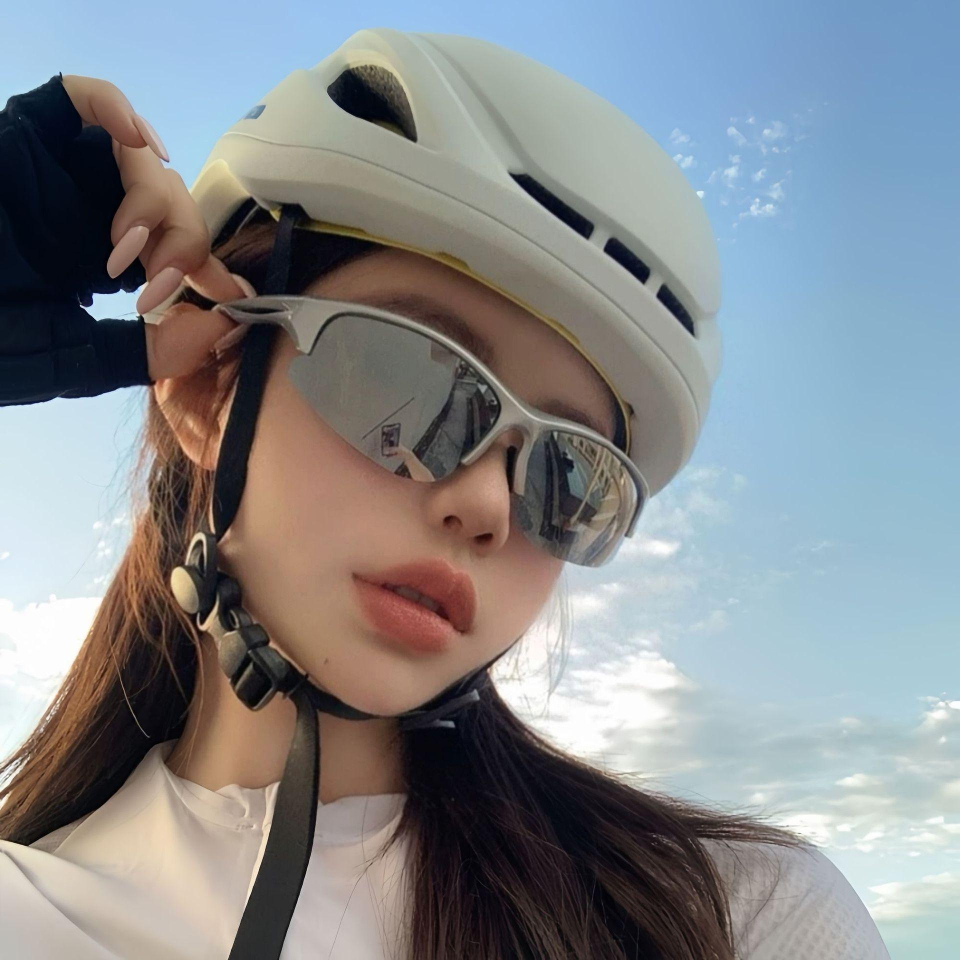 New Retro Polarized Sunglasses Women's Sports Cycling Windproof Goggles Men's Anti-ultraviolet Outdoor Sunglasses Trendy