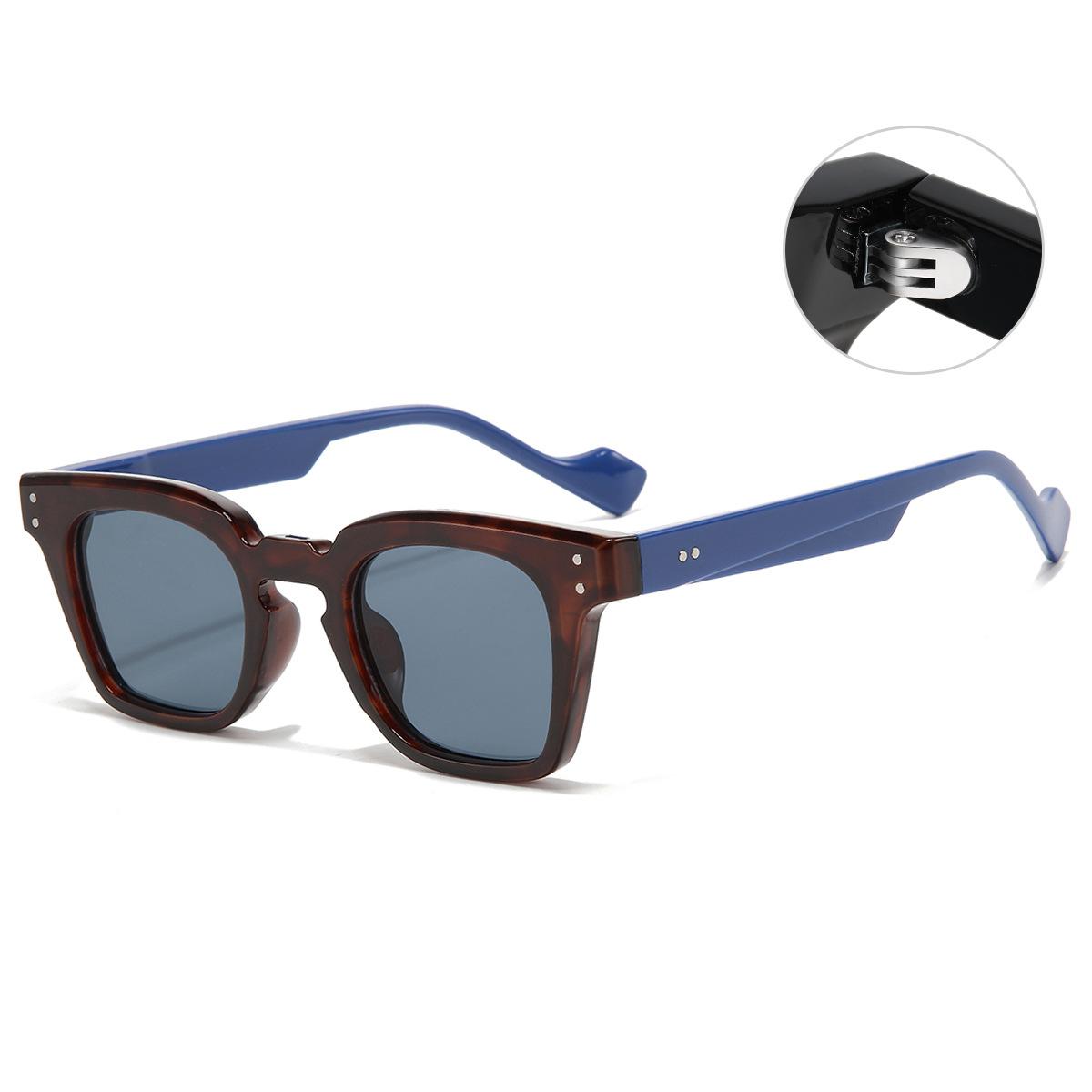 High-Quality Export New European and American Sunglasses Ins Retro Men and Women Fashion High-End Anti-Uv