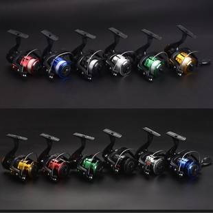 Customized Fishing Reel, Model 200, Small Fishing Reel with Line, Spinning Reel, Plastic Reel, Direct Sales from Cross-Border Foreign Trade Factory